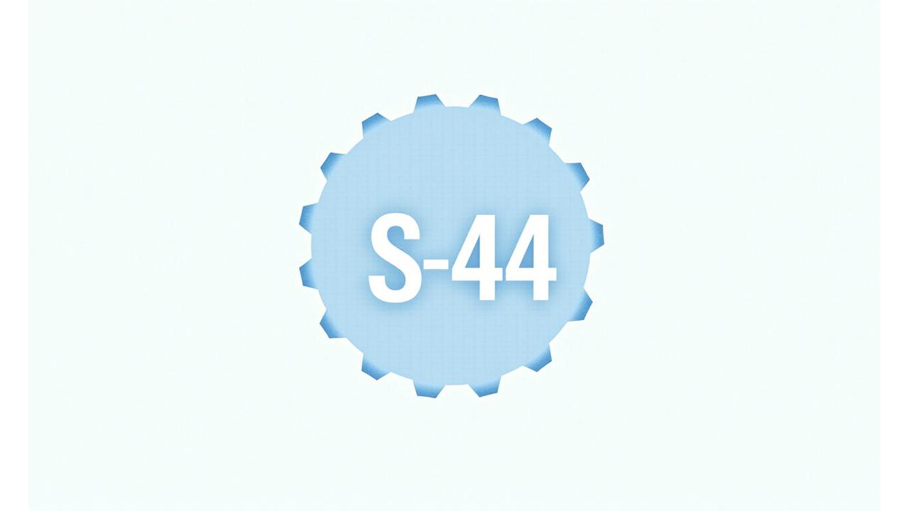 国際水路機関（IHO）S-44基準のロゴと品質管理フロー図が融合したグラフィックデザイン。